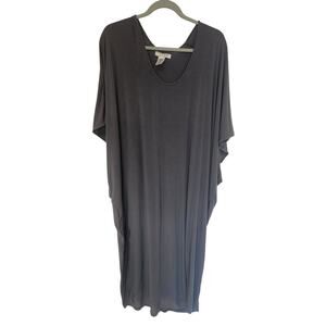 Barefoot Dreams Luxe Milk Jersey Caftan one soze plus petite fits like large/xl